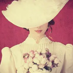 image of 19th Century Woman reflecting on past