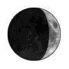 image of the balsamic moon phase