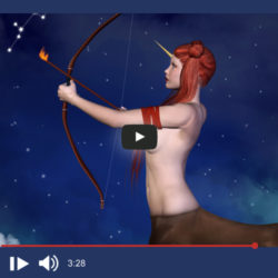 image of sagittarius starsign personality video