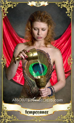 image of a beautiful woman with a golden goblet