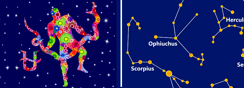 the constellation of ophiuchus in proximity to scorpio