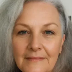 Psychic Rebecca on light background 2318