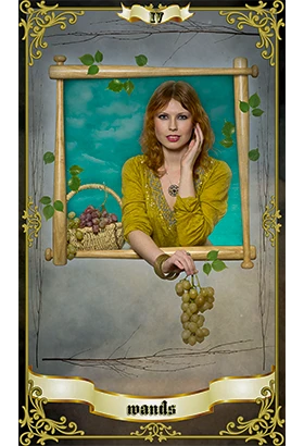 Scorpio Four of Wands tarot card representing stability, celebration and strong foundations as the yearly theme for Scorpio in 2026.