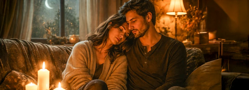 Capricorn love and relationships horoscope 2026 image symbolising emotional closeness, trust and mature partnership connections.