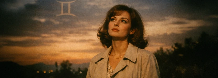 Gemini 2026 horoscope conclusion image showing a woman looking to the horizon, symbolising clarity, reflection and future direction.