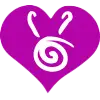 taurus star sign symbol on a bright pink heart